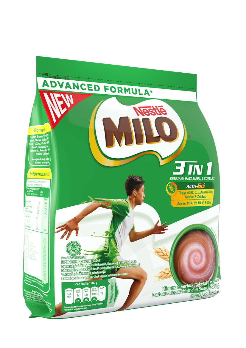 Produk Milo 3in1 Pouch 800g | MILO Indonesia